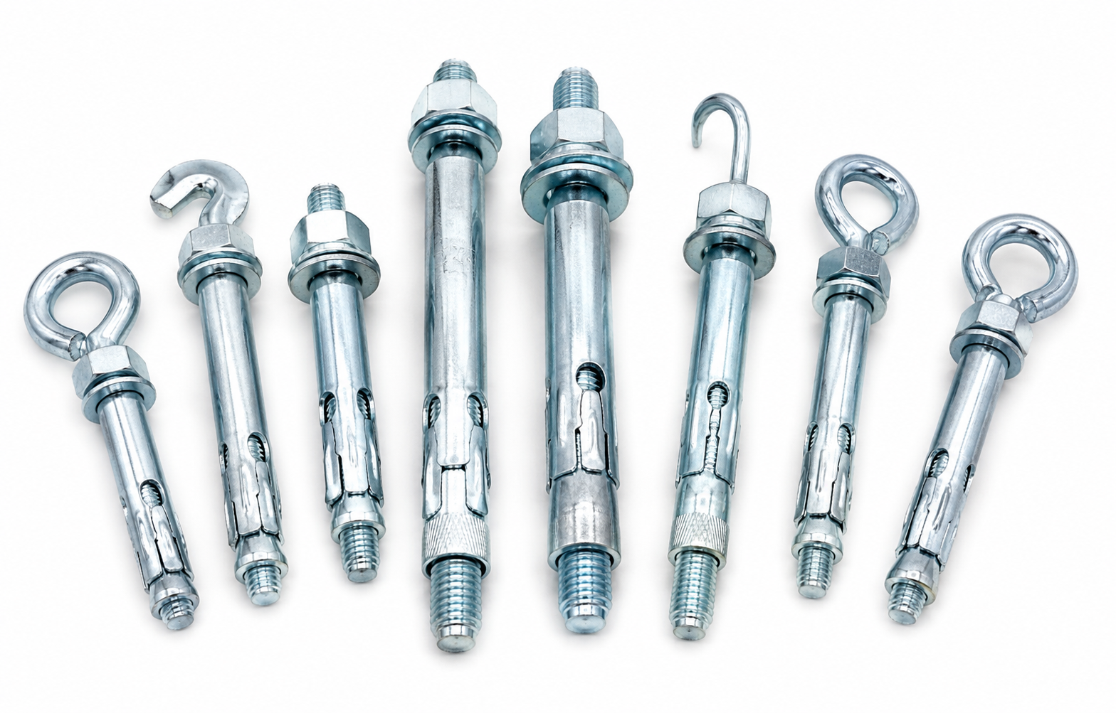 Anchor fasteners and hardware accessories