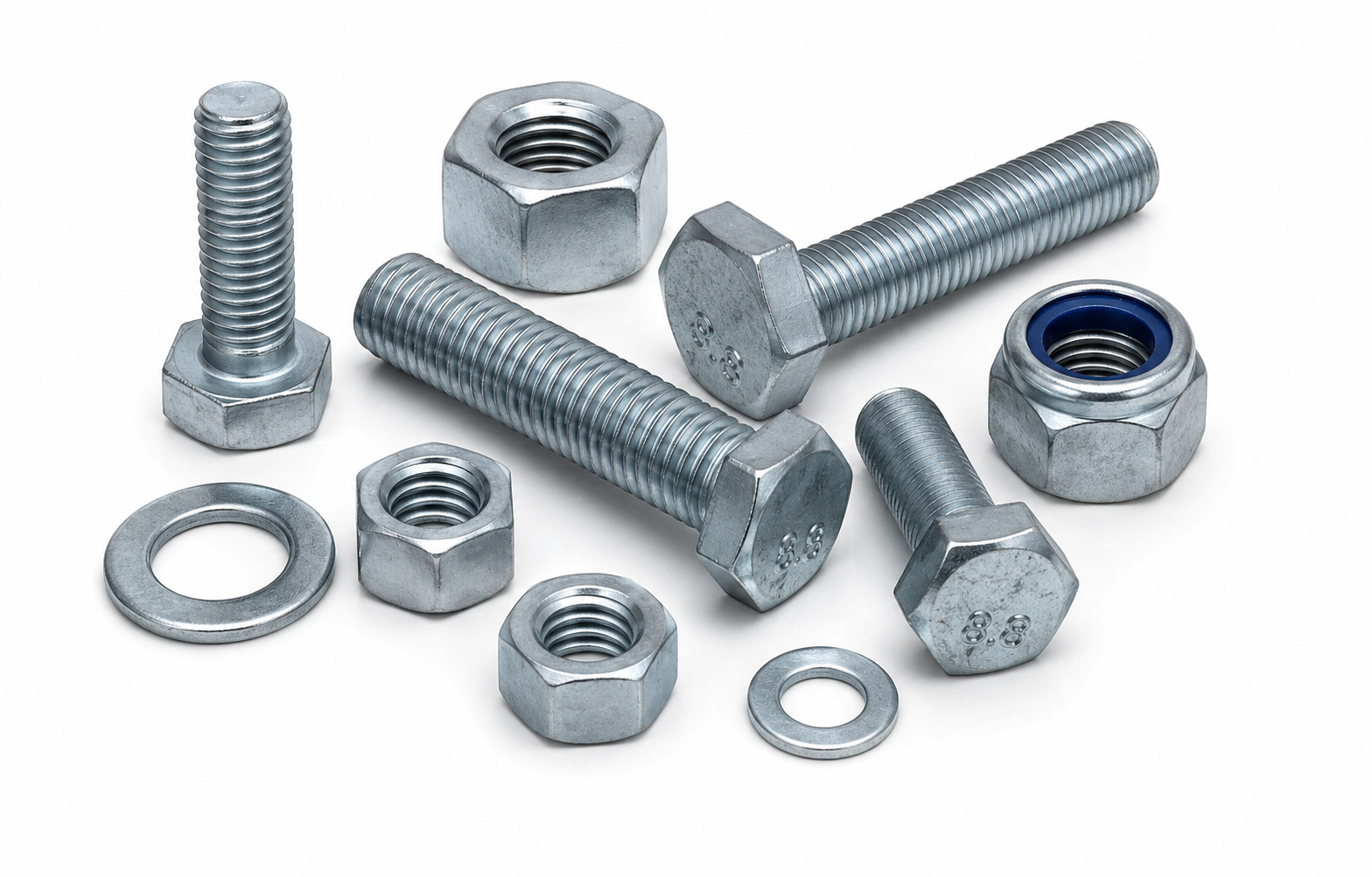Industrial nut bolts